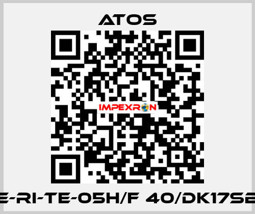 E-RI-TE-05H/F 40/DK17SB Atos