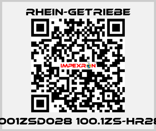 1001ZSD028 100.1ZS-HR28 Rhein-Getriebe