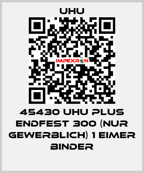 45430 UHU plus endfest 300 (NUR GEWERBLICH) 1 Eimer Binder UHU