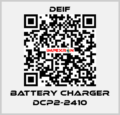 BATTERY CHARGER DCP2-2410 Deif