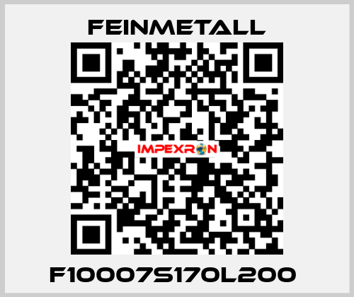 F10007S170L200  FEINMETALL