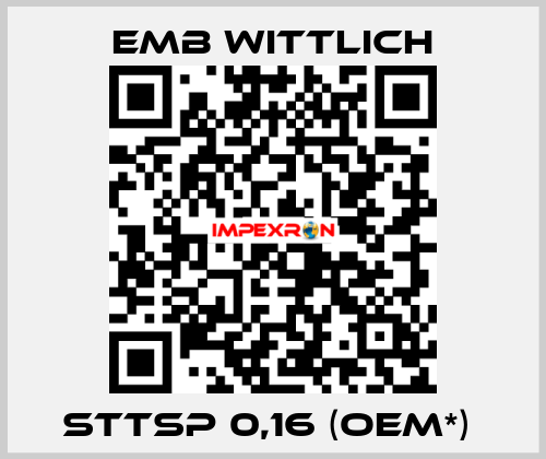 STTsp 0,16 (OEM*)  EMB Wittlich