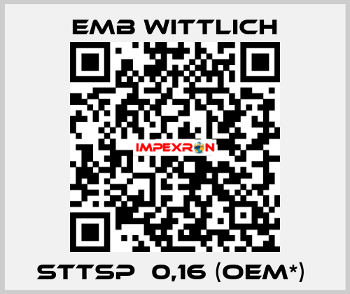 STTsp  0,16 (OEM*)  EMB Wittlich