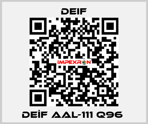 DEİF AAL-111 Q96  Deif