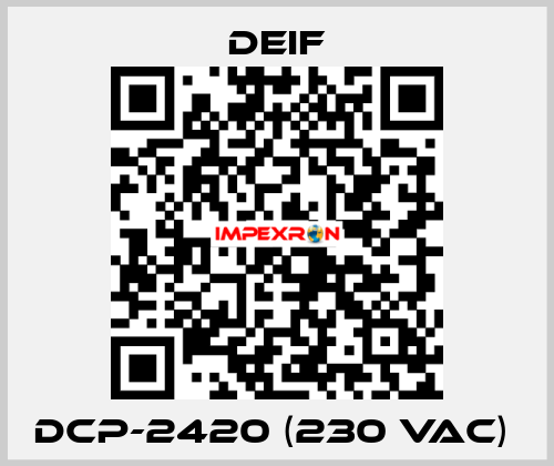 DCP-2420 (230 VAC)  Deif