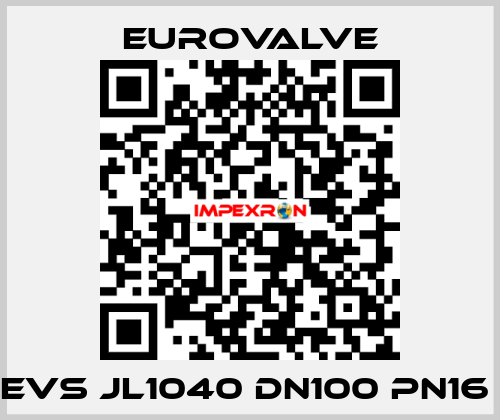 EVS JL1040 DN100 PN16  Eurovalve