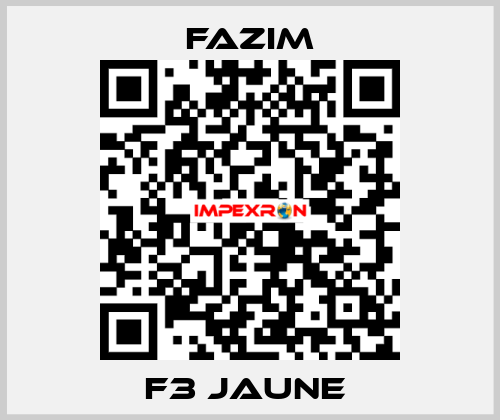 F3 JAUNE  Fazim