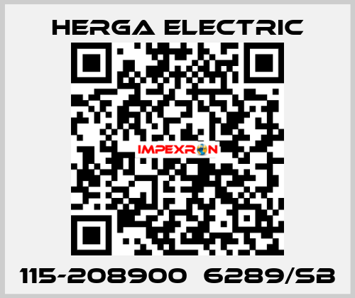 115-208900  6289/SB Herga Electric