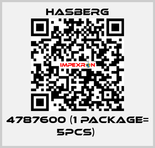 4787600 (1 Package= 5pcs)  Hasberg