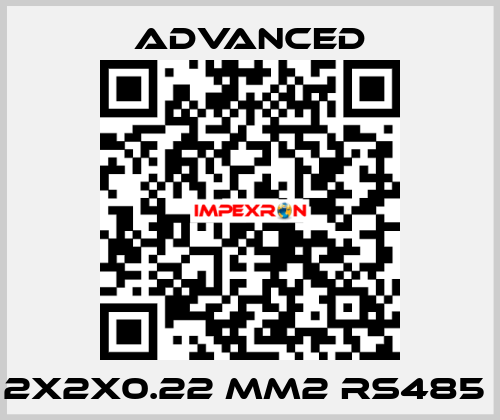 2X2X0.22 mm2 RS485  Advanced