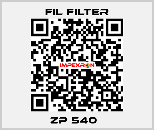 ZP 540   Fil Filter