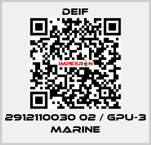 2912110030 02 / GPU-3 Marine Deif