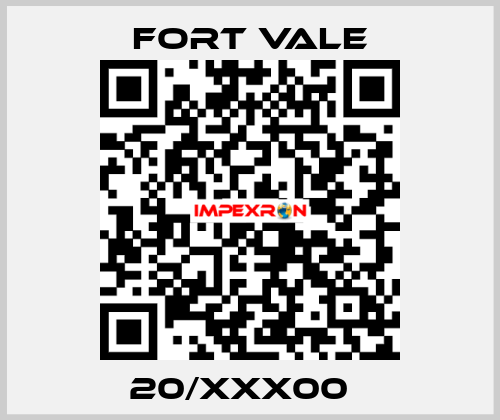 20/XXX00   Fort Vale