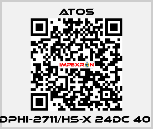 DPHI-2711/HS-X 24DC 40  Atos
