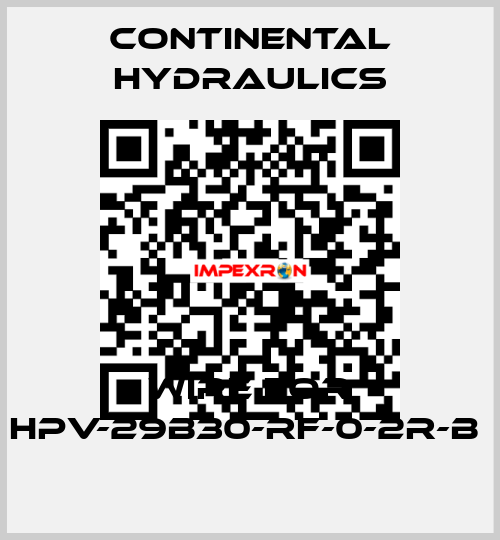 wire for HPV-29B30-RF-0-2R-B  Continental Hydraulics
