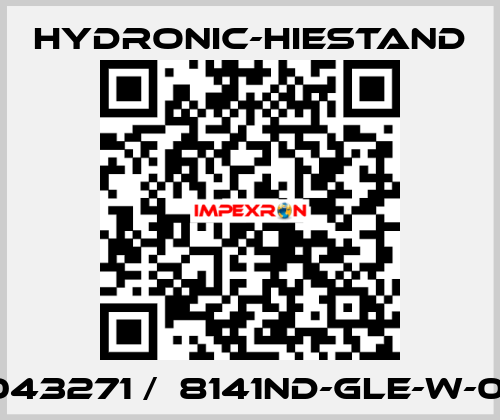043271 /  8141ND-GLE-W-01 HYDRONIC-HIESTAND