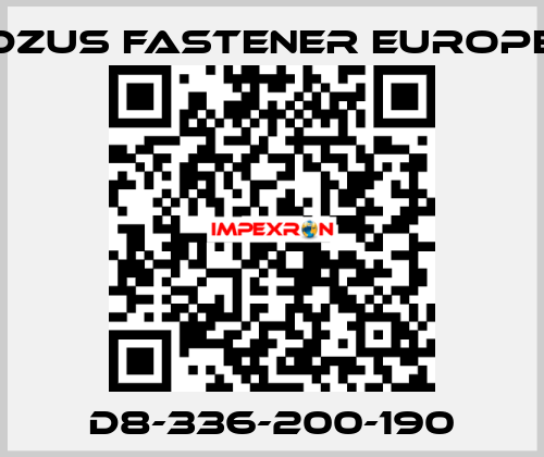 D8-336-200-190 Dzus Fastener Europe