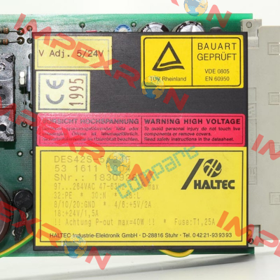 (M)SV 195-001 (WT 55 0190 001) Witchtec (formerly HALTEC Industrie-Elektronik)