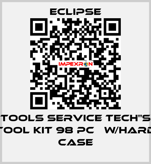 TOOLS SERVICE TECH"S TOOL KIT 98 PC   w/HARD CASE Eclipse