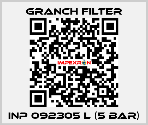INP 092305 L (5 bar) GRANCH FILTER
