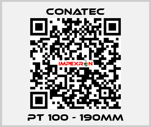PT 100 - 190mm Conatec