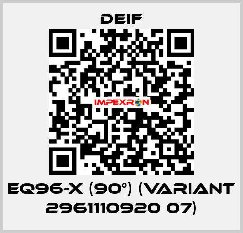 EQ96-x (90°) (Variant 2961110920 07) Deif