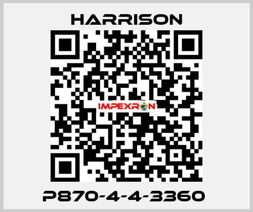 P870-4-4-3360  Harrison