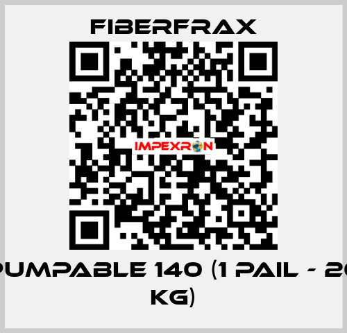 PUMPABLE 140 (1 pail - 20 kg) Fiberfrax