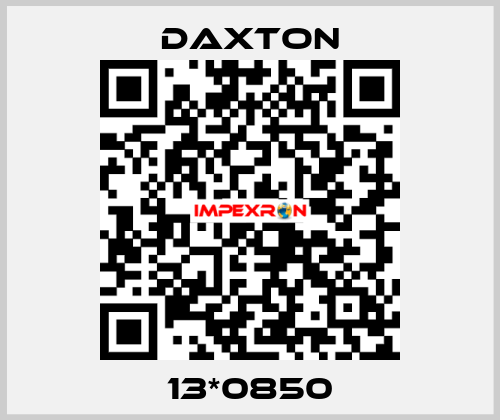 13*0850 DAXTON