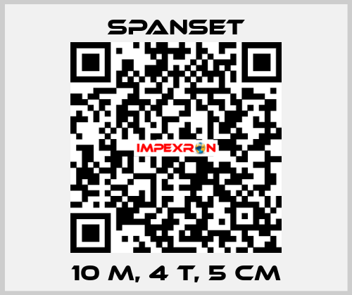 10 M, 4 t, 5 cm SpanSet