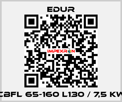 CBFL 65-160 L130 / 7,5 KW Edur