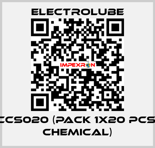 CCS020 (pack 1x20 pcs, chemical) Electrolube