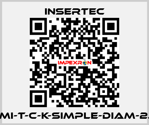 UMI-T-C-K-SIMPLE-DIAM-2.5 Insertec