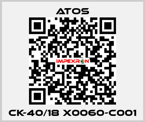 CK-40/18 X0060-C001 Atos