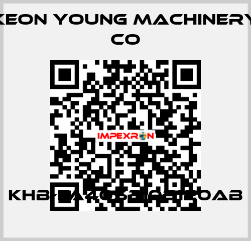 KHB-FA40S210B120AB Keon Young Machinery Co