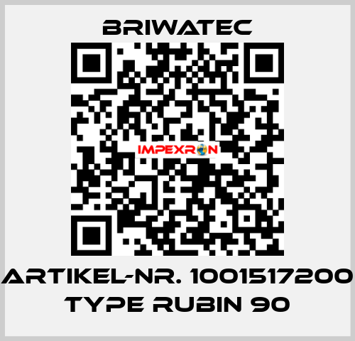 Artikel-Nr. 1001517200 Type RUBIN 90 Briwatec