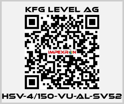 HSV-4/150-VU-AL-SV52 KFG Level AG