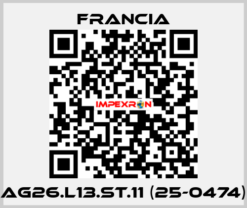 AG26.L13.ST.11 (25-0474) Francia