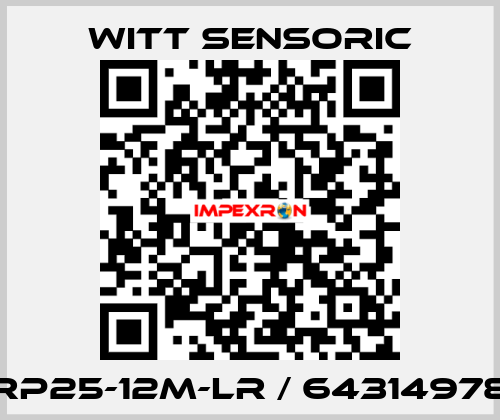RP25-12M-LR / 64314978 Witt Sensoric