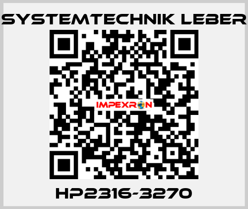 HP2316-3270 Systemtechnik LEBER