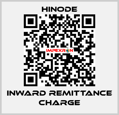 Inward remittance charge HINODE