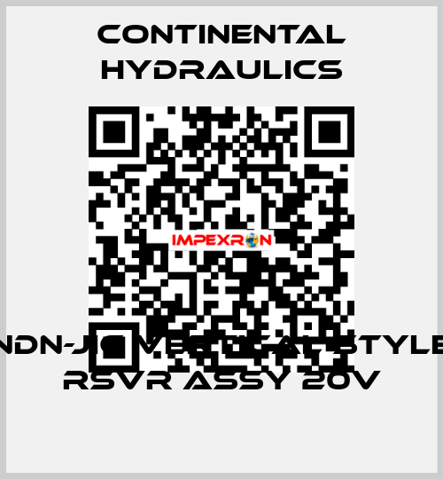 NDN-JIC VERTICAL STYLE RSVR ASSY 20V Continental Hydraulics