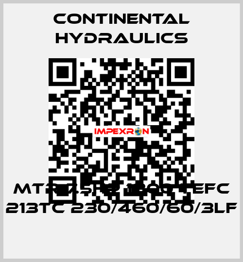 MTR 7.5HP 1800 TEFC 213TC 230/460/60/3LF Continental Hydraulics