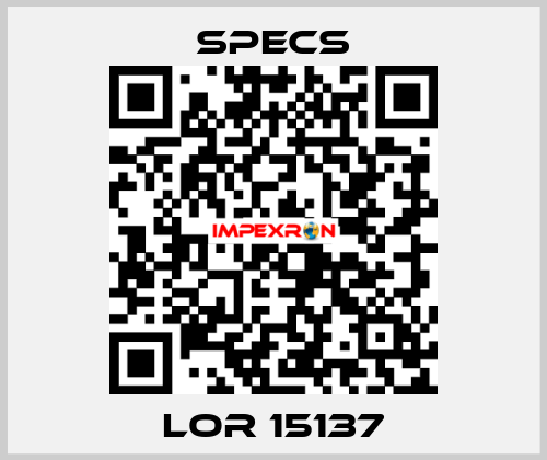 LOR 15137 Specs