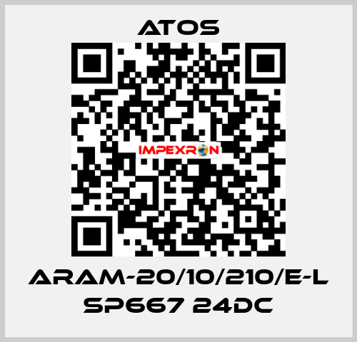 ARAM-20/10/210/E-L SP667 24DC Atos