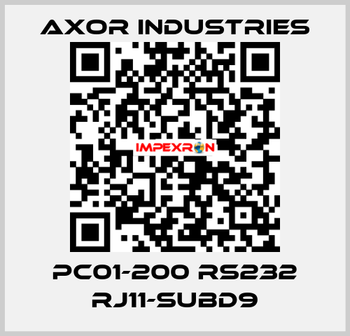 PC01-200 RS232 RJ11-SubD9 Axor Industries