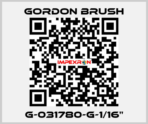 G-031780-G-1/16" Gordon Brush