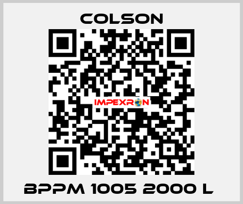 BPPM 1005 2000 L  Colson