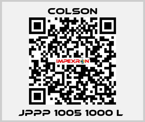JPPP 1005 1000 L  Colson