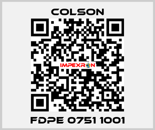 FDPE 0751 1001 Colson